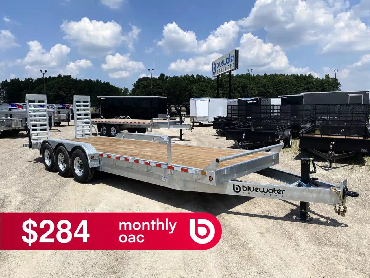 2027 Canada Trailers GALVANIZED EQUIPMENT HAULER TRAILER Remorque - Porte-voiture
