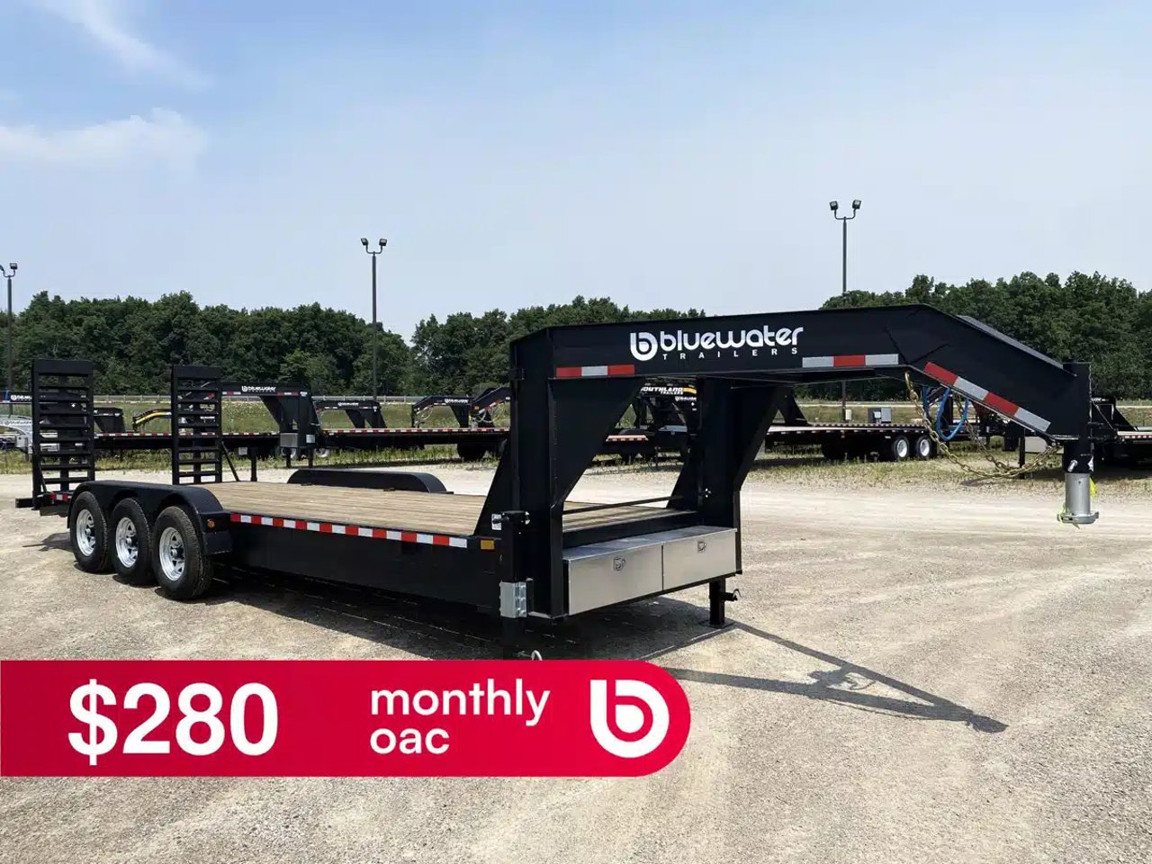 2027 Canada Trailers GOOSENECK EQUIPMENT TRAILER Remorque - Plateforme