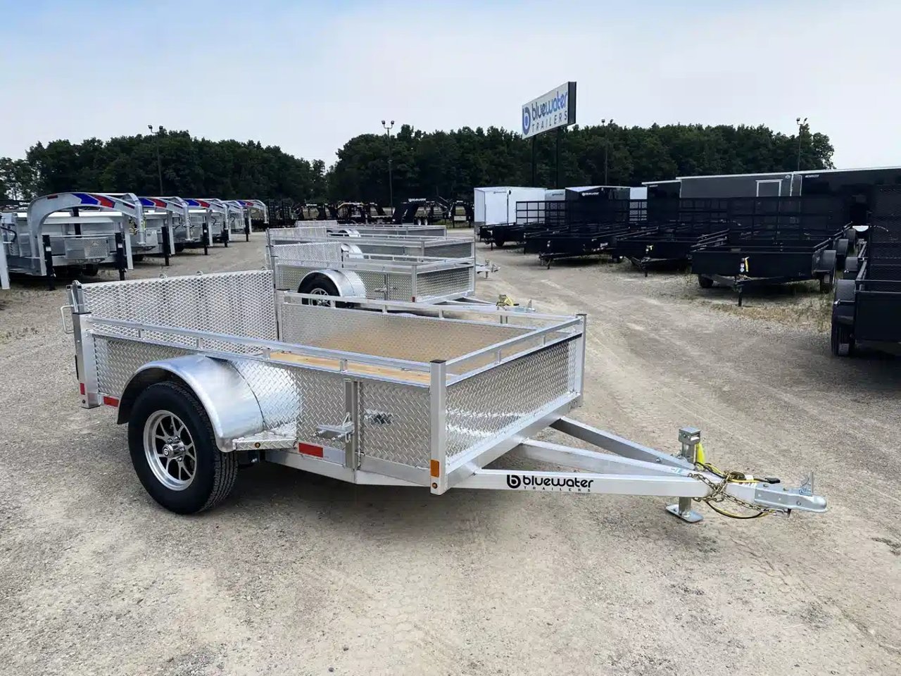 2027 Canadian Mennonite Built Single Axle Aluminum Utility Trailer remorque - utilitaire