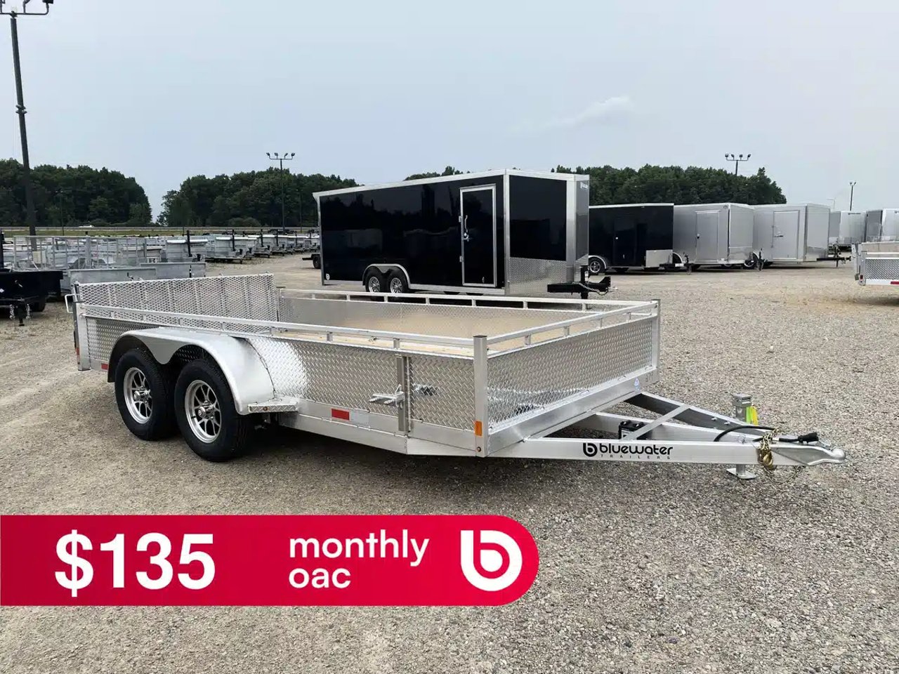 2027 Canadian Mennonite Built Tandem Axle Aluminum Utility Trailer remorque - utilitaire