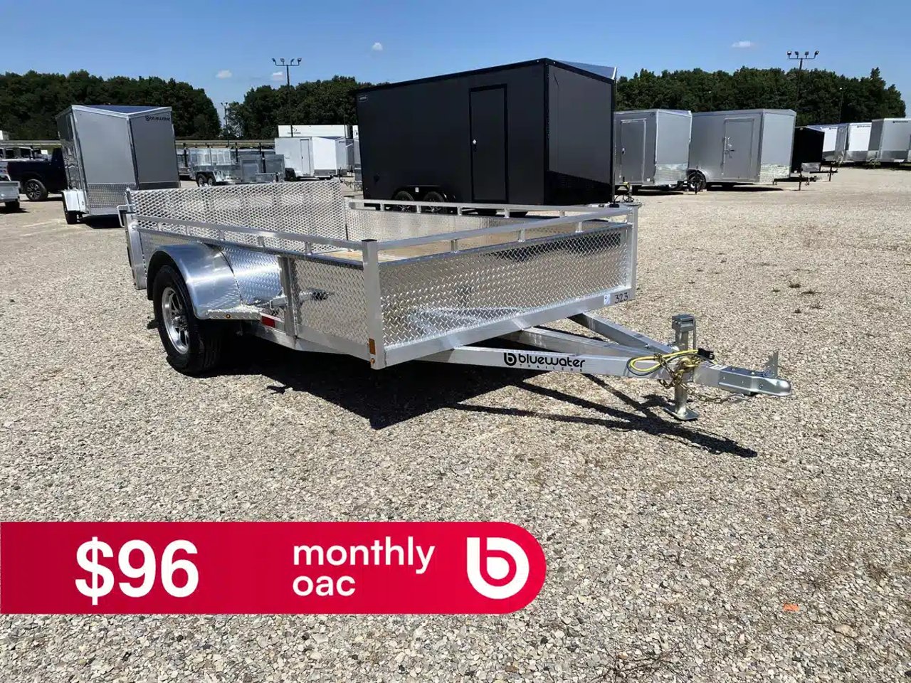 2027 Canadian Mennonite Built Single Axle Aluminum Utility Trailer remorque - utilitaire