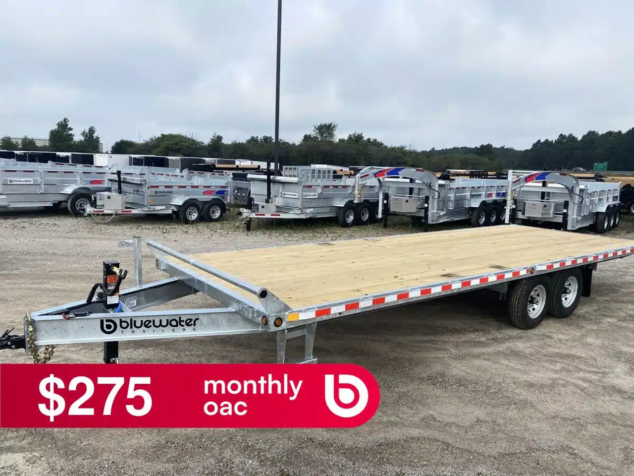 2027 Canada Trailers GALVANIZED PINTLE DECKOVER TRAILER Remorque - Plateforme