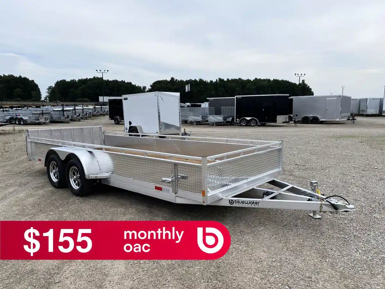 2027 Canadian Mennonite Built Tandem Axle Aluminum Utility Trailer remorque - utilitaire