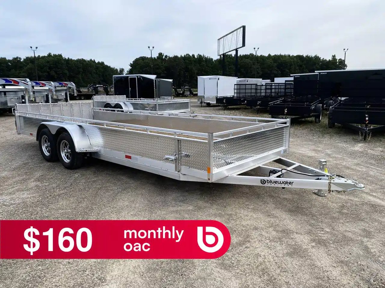2027 Canadian Mennonite Built Tandem Axle Aluminum Utility Trailer remorque - utilitaire