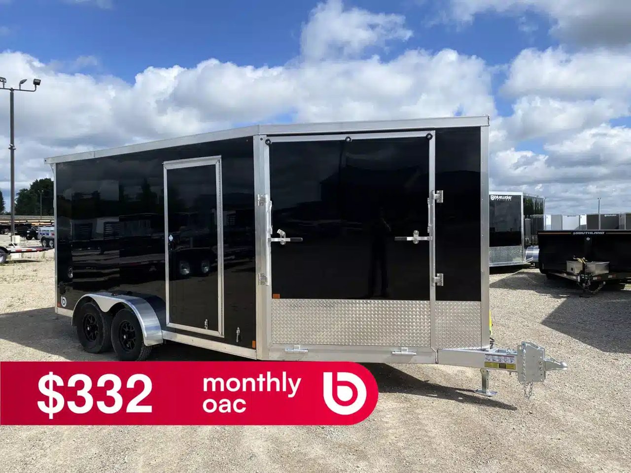 2027 Canadian Mennonite Built Aluminum Snowmobile Trailer Remorque - Motoneige