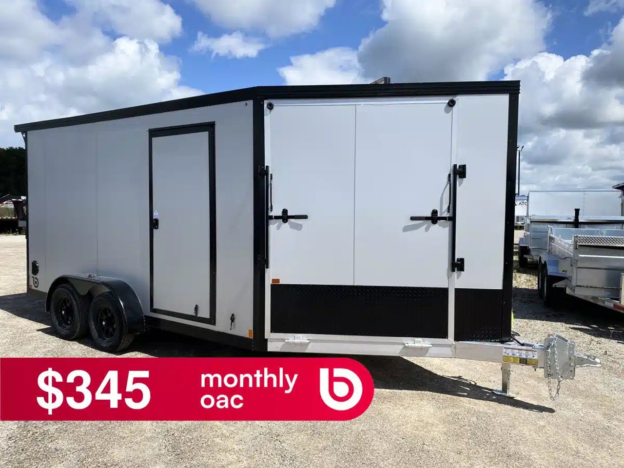 2027 Canadian Mennonite Built Aluminum Snowmobile Trailer Remorque - Motoneige