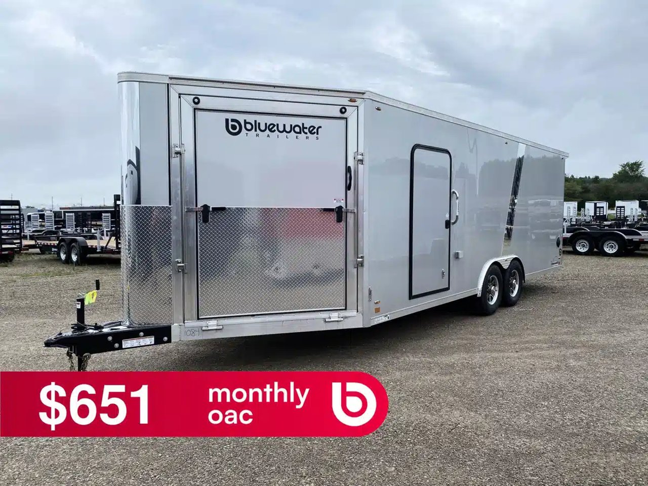 2027 Legend Aluminum 8.5 Trailmaster Snowmobile Trailer