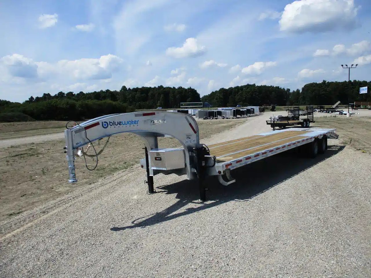 2027 K-Trail Galvanized Beavertail Gooseneck Trailer 35,520 Lb Remorque - Plateforme