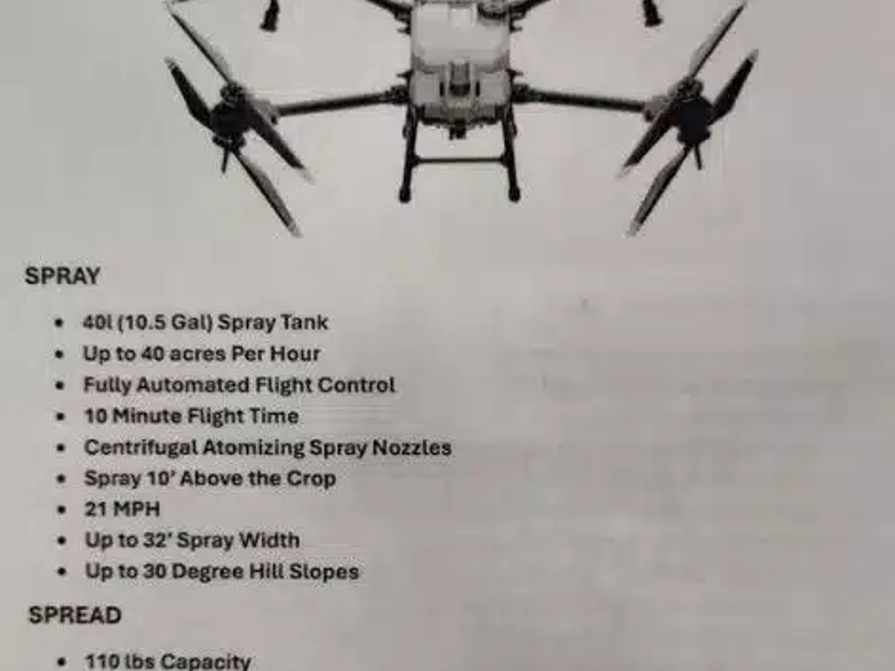 2024 DJI AGRAS T50 Drone