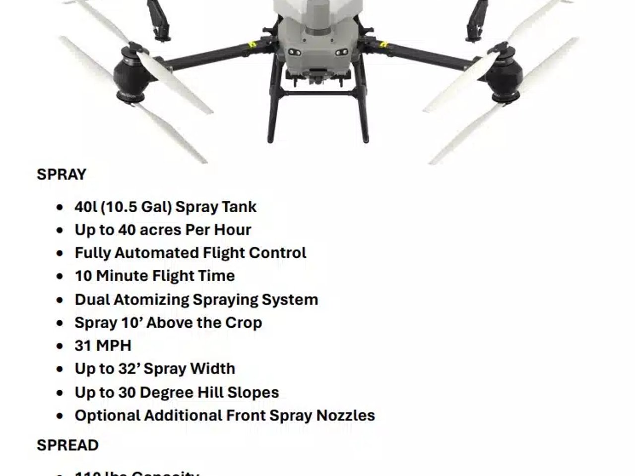 2025 DJI AGRAS T50 Drone
