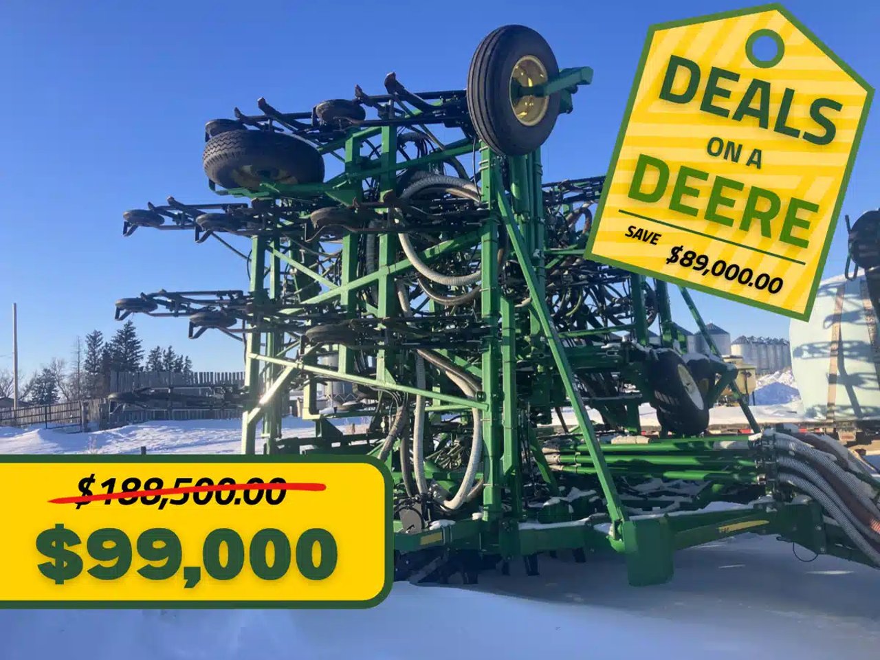 2012 John Deere 1870 Semoir à air
