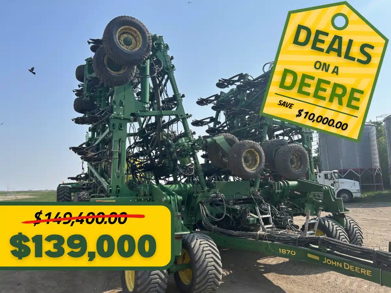 2016 John Deere 1870 Semoir