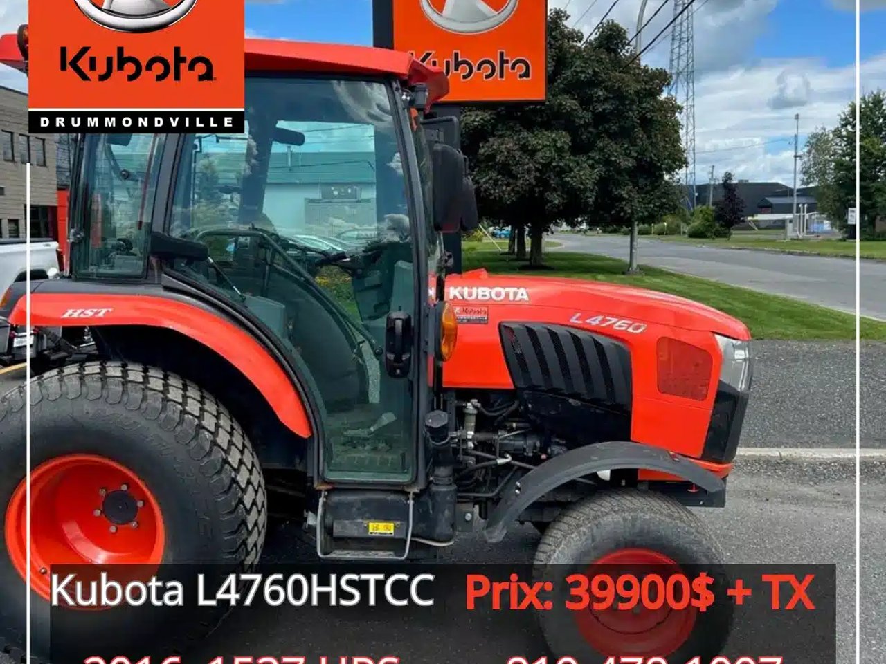 2016 Kubota L4760HST Tracteur