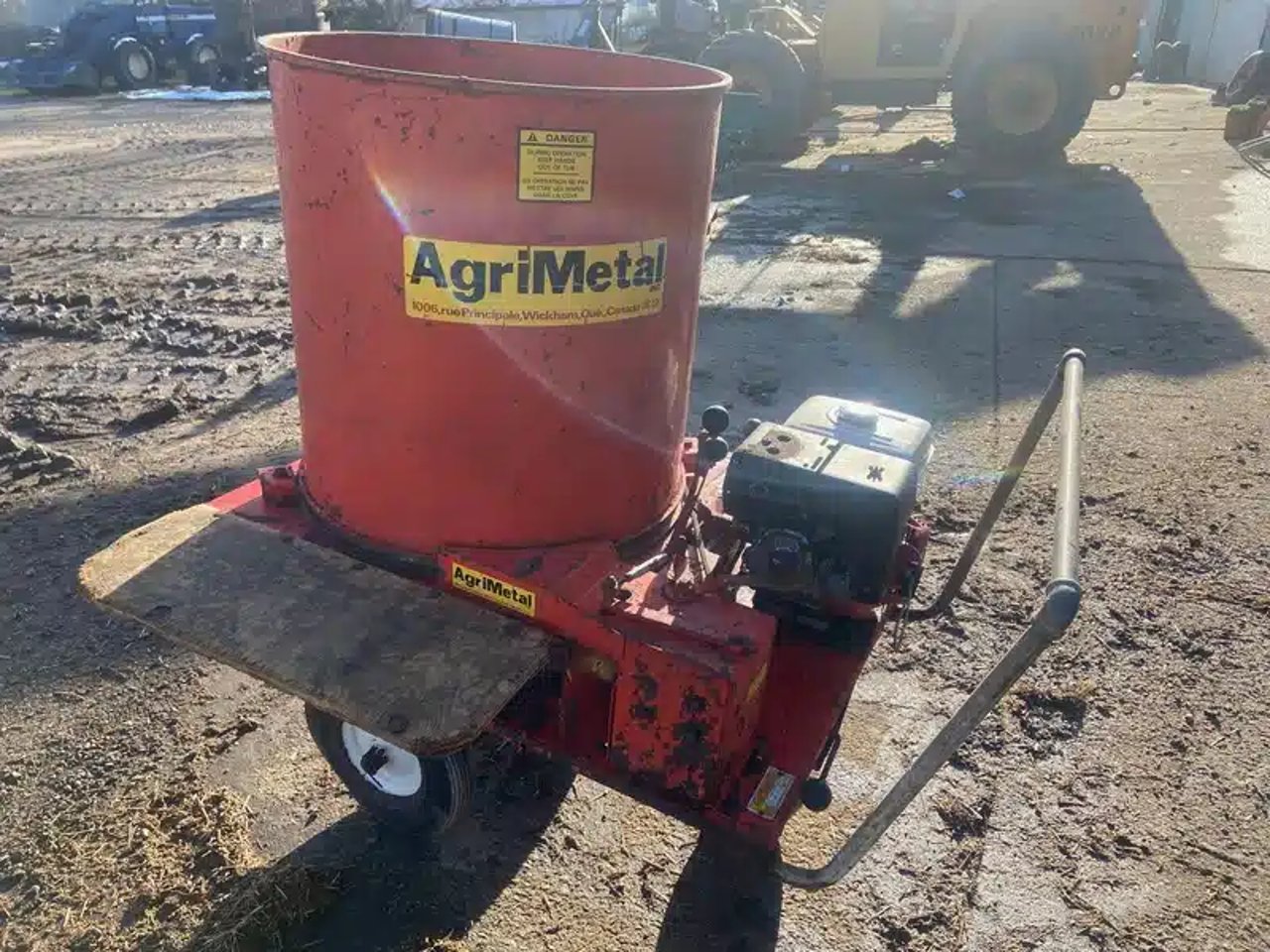AgriMetal Gas Powered Broyeur à balle