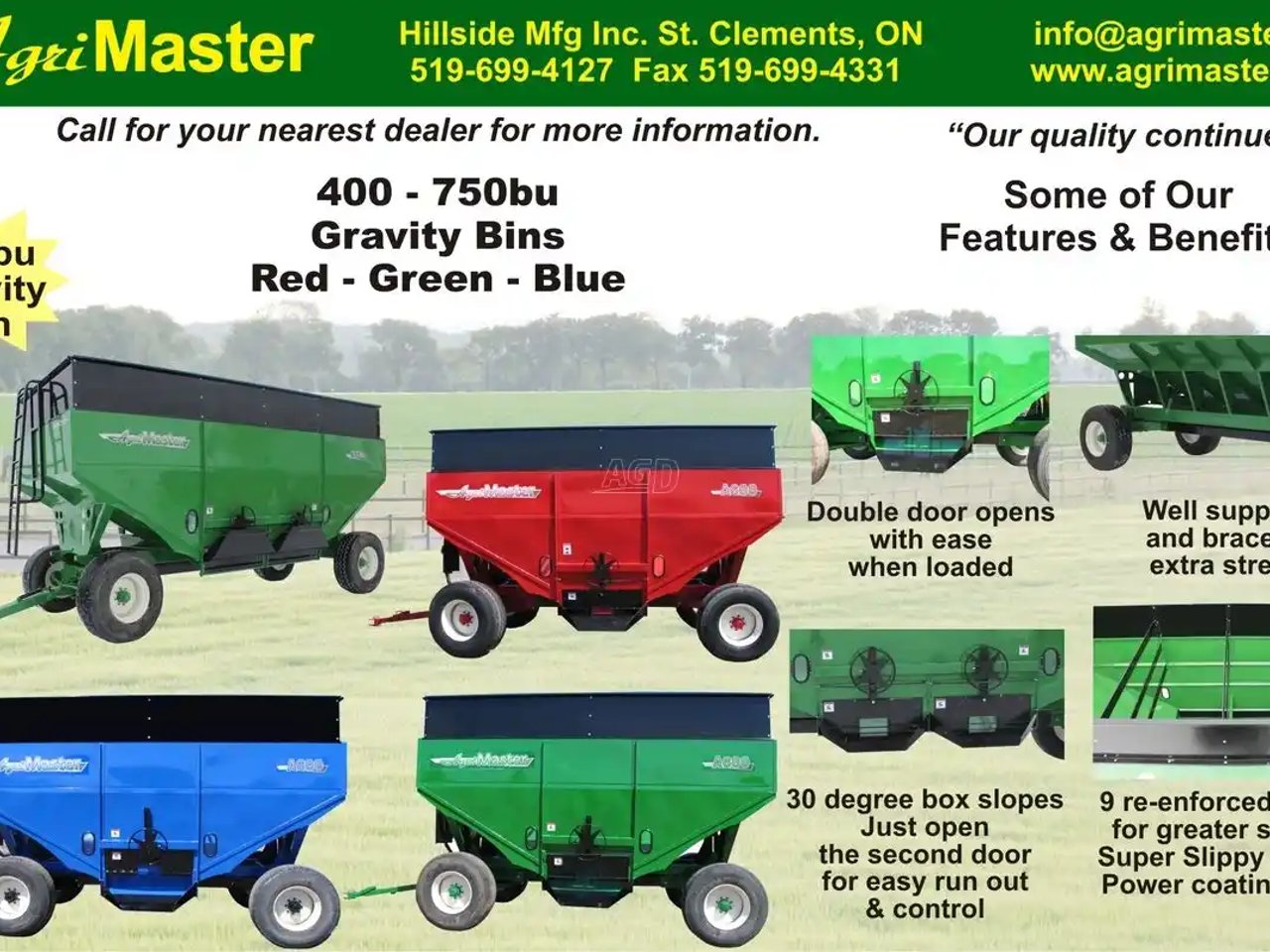 Hillside Mfg. Inc 400 - 750