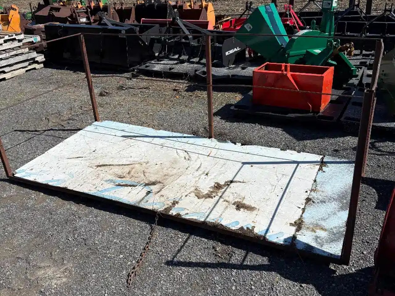 Home Built 9x4 Work Platform For Loaders Godet (bucket)