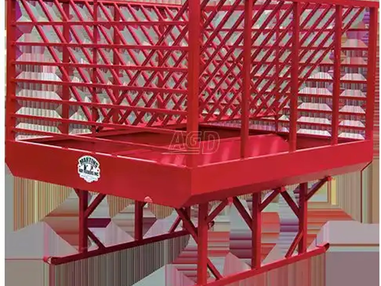Martin's Hay Feeders HV8 BALE MISER 6' X 7' Mangeoire extérieur linéaire