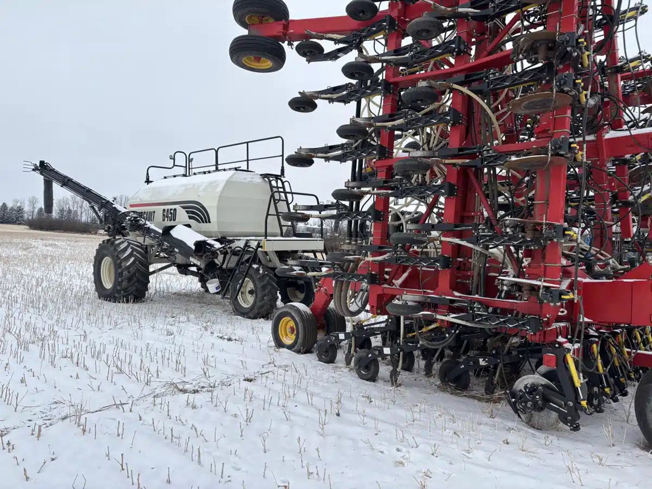 2018 Bourgault 3320-66-10 & 2010 6450 Semoir à air