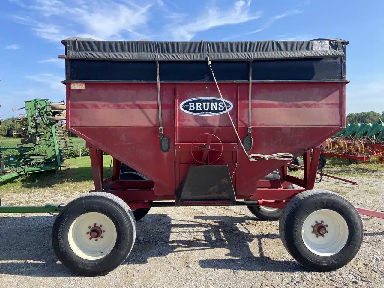 Bruns Manufacturing 385BU CAP Boîte de gravité