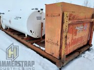 Skid Mounted Fuel Tanks 13,400 L Total Capacity Réservoir