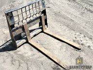 Caterpillar Heavy Duty Skid Steer Bobcat Forks Assembly Attachment chargeuse à direction à glissement