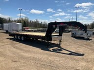 2026 Canada Trailers 8.5X25 10.5 TON GOOSENECK Remorque - Plateforme