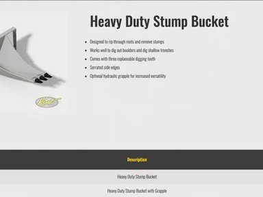 HLA Attachments Godet (bucket) — photo 2