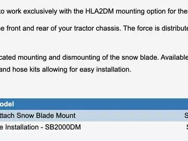HLA Attachments Gratte à neige — photo 2