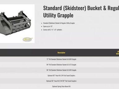 HLA Attachments Godet (bucket) — photo 2