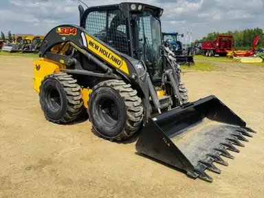 2022 New Holland Construction L334 chargeuse à direction à glissement — photo 2