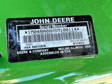 2025 John Deere 48" Mower Deck Accessoires — photo 2