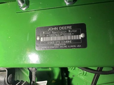 2024 John Deere S790 Batteuse — photo 2