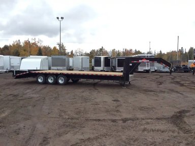 2027 Canada Trailers 8.5X28 GOOSENECK DECKOVER Remorque - Plateforme — photo 2