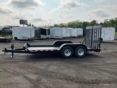 2027 Canada Trailers 80x16 7 Ton Scissor Lift Remorque surbaissée — photo 2