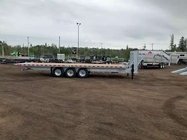 2027 Canada Trailers 8.5X26 10.5 TON GALVANIZED GOOSENECK Hydraulic Remorque - Plateforme basculante — photo 2