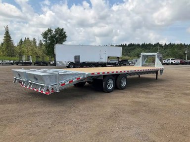 2027 Canada Trailers 8.5X30 12 TON GALVANIZED GOOSENECK Remorque - Plateforme — photo 2