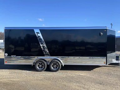 2026 Legend ALUMINUM DELUXE V-NOSE SNOWMOBILE TRAILER Remorque - Motoneige — photo 2