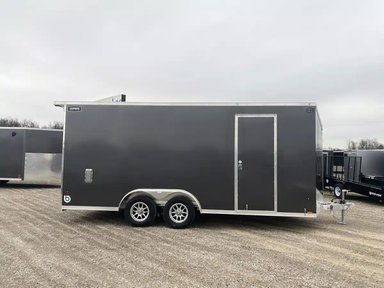 2026 Aluminum Enclosed Carhauler Trailer Remorque - Porte-voiture — photo 2