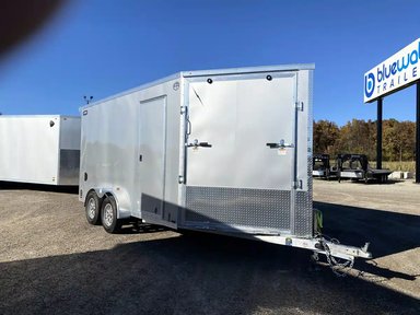 2026 Lightning Trailers ALUMINUM ENCLOSED SNOWMOBILE TRAILER Remorque - Motoneige — photo 2