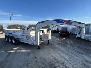 2026 K-Trail GALVANIZED GOOSENECK EXPERT DUMP SERIES TRAILER Remorque - Plateforme — photo 2