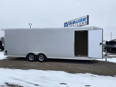2026 Aluminum Enclosed Carhauler Trailer Remorque - Porte-voiture — photo 2