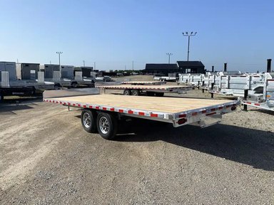 2027 Canadian Mennonite Built Tandem Axle Aluminum Deck Over Trailer 9990lbs Remorque - Plateforme — photo 2