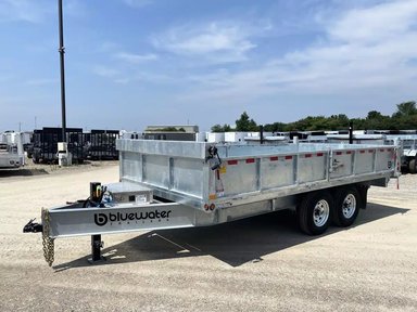 2027 Canada Trailers Galvanized Deckover Dump Trailer 15,120 lbs. Remorque - Plateforme basculante — photo 2