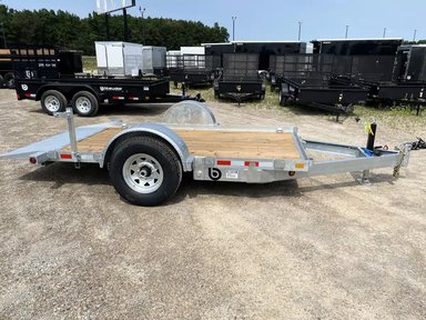 2027 Canada Trailers Galvanized Single Axle Gravity Tilt Trailers 7,000 lbs. GVWR Remorque - Plateforme basculante — photo 2