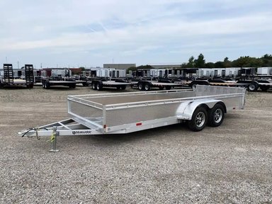 2027 Canadian Mennonite Built Tandem Axle Aluminum Utility Trailer remorque - utilitaire — photo 2