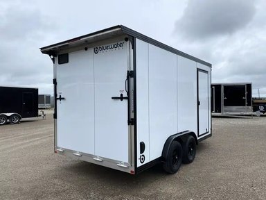 2027 Canadian Mennonite Built Aluminum 7.5' Snowmobile Trailer Remorque - Motoneige — photo 2