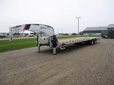2027 K-Trail Galvanized Beavertail Gooseneck Trailer 35,520 Lb Remorque - Plateforme — photo 2