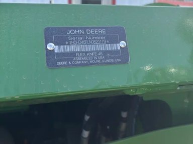 2022 John Deere HD45F — photo 2