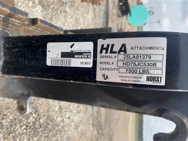 2025 Horst Welding HD75JC530B Fourche à palette — photo 2