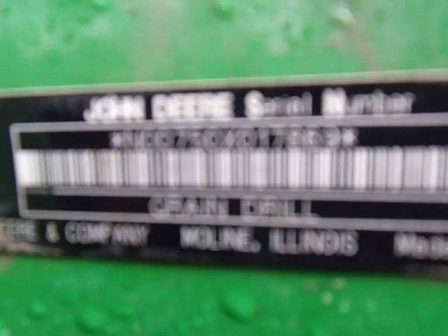 John Deere 750 Semoir